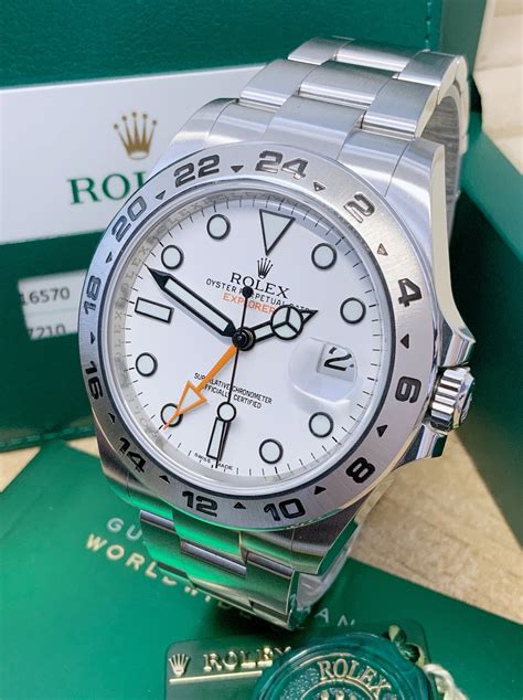 rolex explorer 2 white|Rolex explorer 2 white dial.